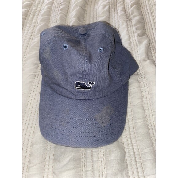 Vineyard Vines Other - Vineyard Vines Slate Blue Whale Logo Preppy Hat Ball Cap Adult Adjustable